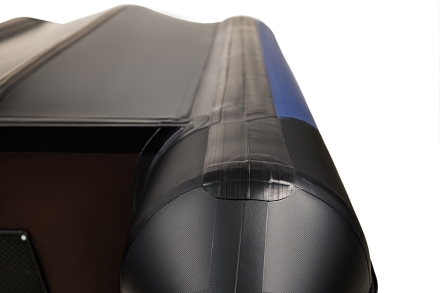 Броня-280 СК слань+киль синий-черный (лодка ПВХ под мотор с усилением), фото 3