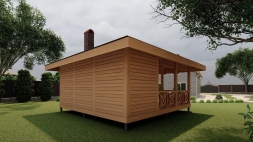 Квадратная беседка ВАЛДАЙ, фото 3