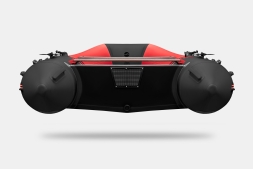 GLADIATOR B 370 LIGHT B Красно-черный моторная лодка ПВХ Фанерный пайол, фото 5