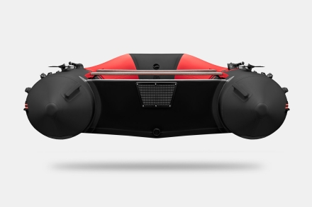 GLADIATOR B 370 LIGHT B Красно-черный моторная лодка ПВХ Фанерный пайол, фото 5