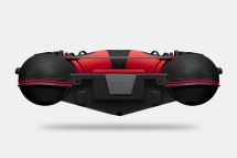 Gladiator RIB 420 AL Красно-черный моторная лодка ПВХ Жесткое дно (морской алюминий), киль