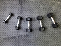 Набор гексагональных гантелей 5 пар от 1 до 5 кг Набор гексагональных гантелей 5 пар от 1 до 5 кг