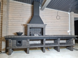 Печь Аристократ 716 S Прямоугольный кирпич коричневый, фото 3