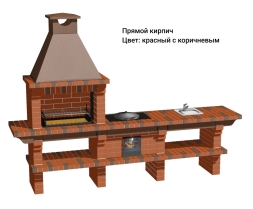 Печь Аристократ 716 S Прямоугольный кирпич коричневый, фото 8