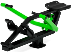 Гребля (зеленый) - Уличный тренажер - СТ 008-12.П, фото 2 Гребля (зеленый) - Уличный тренажер - СТ 008-12.П, фото 2