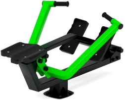 Гребля (зеленый) - Уличный тренажер - СТ 008-12.П, фото 3 Гребля (зеленый) - Уличный тренажер - СТ 008-12.П, фото 3