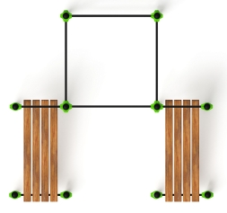 Воркаут 108 зеленый ВТ 12.16-02, фото 5 Воркаут 108 зеленый ВТ 12.16-02, фото 5