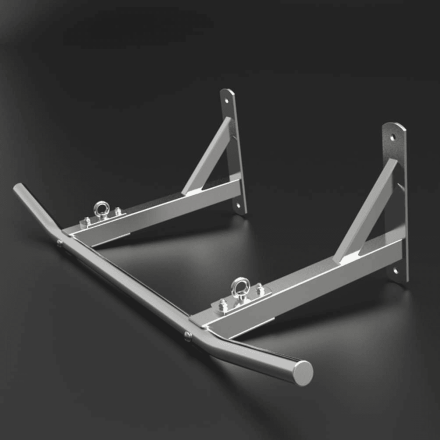 Турник настенный прямой нерж.сталь, фото 4