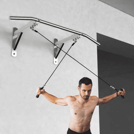 Турник настенный прямой нерж.сталь, фото 3