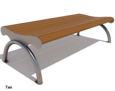 Банкетка парковая Берлин, Сосна 1,2 м, фото 4