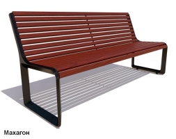 Скамейка чугунная Милан, Сосна 1,5 м, фото 5 Скамейка чугунная Милан, Сосна 1,5 м, фото 5