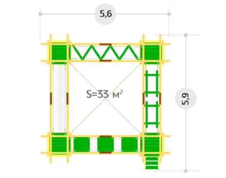 Детский веревочный парк 5 этапов (без страховки), фото 3