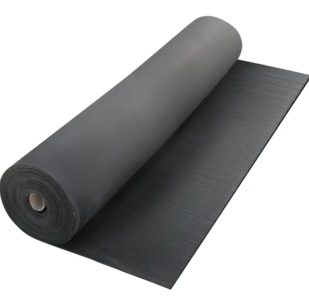 РЕЗИНОВОЕ РУЛОННОЕ ПОКРЫТИЕ ЧЕРНОГО ЦВЕТА 10ММ, фото 1