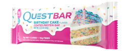 Батончик Quest Nutrition QuestBar Birthday Cake (праздничный торт), 12шт., фото 3