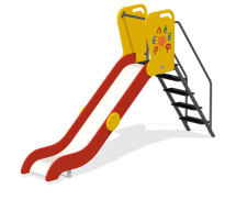 Детская горка Средняя ГР-02 H=1250 для игровой площадки Детская горка Средняя ГР-02 H=1250 для игровой площадки