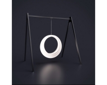 Светящиеся качели с конструкцией Люмус Белый, 1 кольцо Светящиеся качели с конструкцией Люмус Белый, 1 кольцо