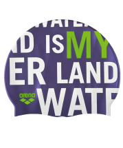 Шапочка для плавания Print 2 Manifesto/Mirtilla, силикон, (1E368 981) Шапочка для плавания Print 2 Manifesto/Mirtilla, силикон, (1E368 981)