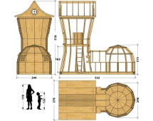 Игровой домик TORUDA WOOD Сапог Гулливера