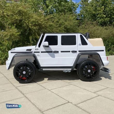 Электромобиль Mercedes-Benz Maybach G650 т101тт 4WD белый, фото 2