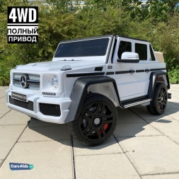 Электромобиль Mercedes-Benz Maybach G650 т101тт 4WD белый, фото 1