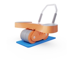 Тренажёр для пресса AB Roller SND оранжевый с ковриком 34 х 17 x 0.6 cм, фото 8 Тренажёр для пресса AB Roller SND оранжевый с ковриком 34 х 17 x 0.6 cм, фото 8