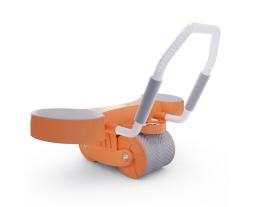 Тренажёр для пресса AB Roller SND оранжевый с ковриком 34 х 17 x 0.6 cм, фото 3 Тренажёр для пресса AB Roller SND оранжевый с ковриком 34 х 17 x 0.6 cм, фото 3