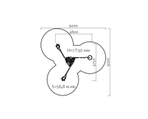 Спортивный комплекс 09205 для спортивной площадки