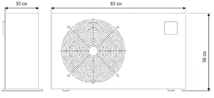 Тепловой насос Poolmagic BP-90HS-EP EVI 9 кВт, фото 4
