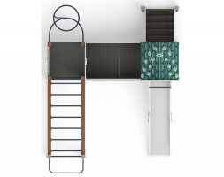 Детская игровая площадка Рада Город ДИК 2.01.2.03-01 H=1200, фото 4