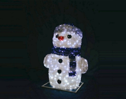 Световая фигура Снеговик, фото 1