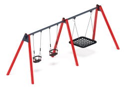 Качели М3 (красный) ИО 13.М.06.03.01.01-01.1, фото 1