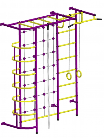 Спортивный комплекс Пионер С5СМ пурпурно/жёлтый, фото 1