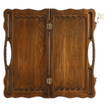 Нарды резные "Корона" с ручкой, Haleyan Нарды резные "Корона" с ручкой, Haleyan