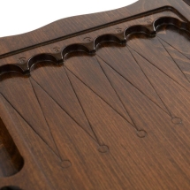 Нарды резные "Корона" с ручкой, Haleyan Нарды резные "Корона" с ручкой, Haleyan