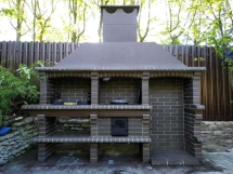 Печь Аристократ 832 Прямоугольный кирпич желтый