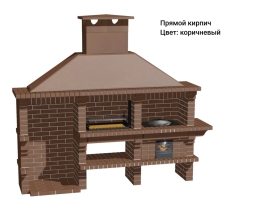 Печь Аристократ 832 Прямоугольный кирпич желтый, фото 15