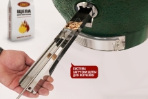 Керамический гриль-барбекю 24 дюйма CFG CHEF Красный Керамический гриль-барбекю 24 дюйма CFG CHEF Красный