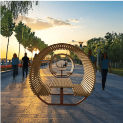 Беседка круглая со столиком, фото 2