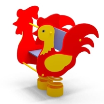 Качалка на пружине Петушок CКИ 026 для детской площадки