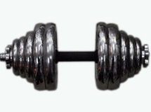 Гантель сборная хромировання. Вес одной гантели 30 кг Гантель сборная хромировання. Вес одной гантели 30 кг