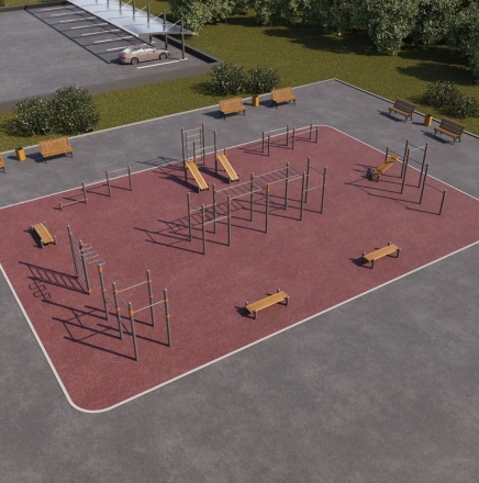 Спортивная площадка КС-6, фото 1