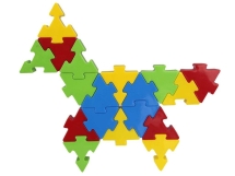 Конструктор из 128 деталей Pilsan Funny Blocks (03-236)