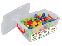 Конструктор из 128 деталей Pilsan Funny Blocks (03-236)