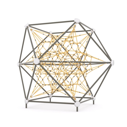 Пространственная канатная конструкция с полусферами AT-12.02, фото 2