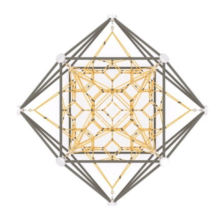 Пространственная канатная конструкция с полусферами AT-12.02, фото 3