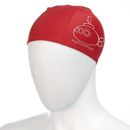 Шапочка для плавания детская &quot;FASHY Polyester kids Printed Cap&quot;, полиэстер, красный, фото 1