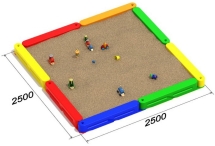 Детская песочница Квадро для игровой площадки