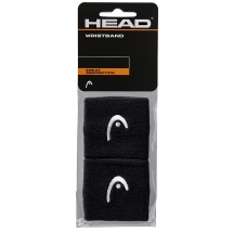 Напульсники HEAD 2,5&quot; (ЧЕРНЫЕ), арт. 285050-BK, уп. 2шт, ширина 7см, 90% нейлон, 10% эластан, черный