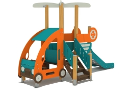 Игровой комплекс ДГ Вертолёт от 3 лет для детской площадки Игровой комплекс ДГ Вертолёт от 3 лет для детской площадки