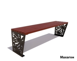 Банкетка Ромашка, Сосна 2 м, фото 4